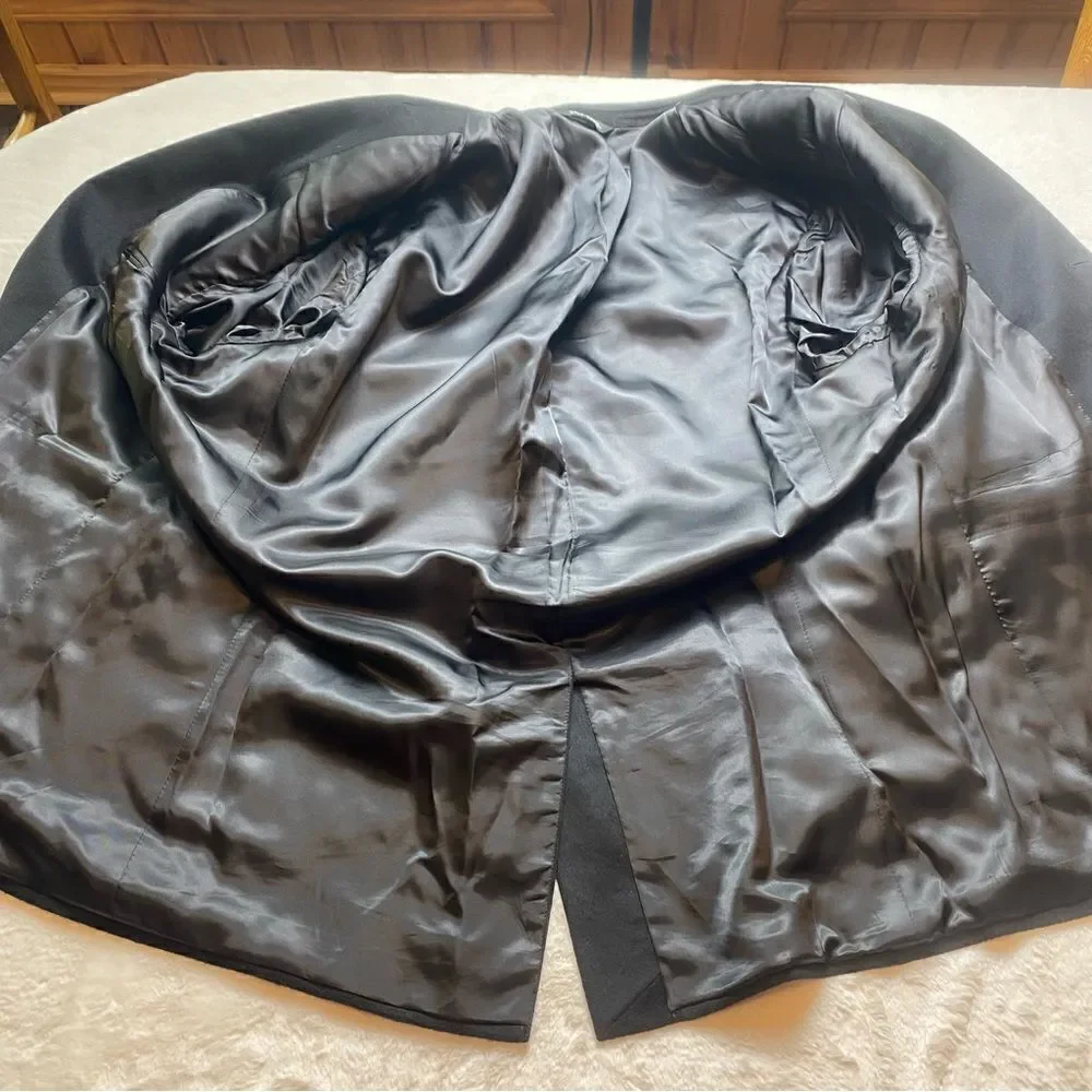 Jos A. Banks 100% Cashmere Black Sport Jacket Size 46R